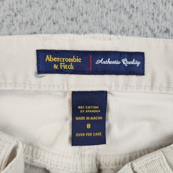 Abercrombie & Fitch Jeans Women's 8 Boot Mid Rise Corduroy Pants - Picture 10 of 11